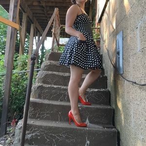 BETSEY JOHNSON Polka Dot Dress!